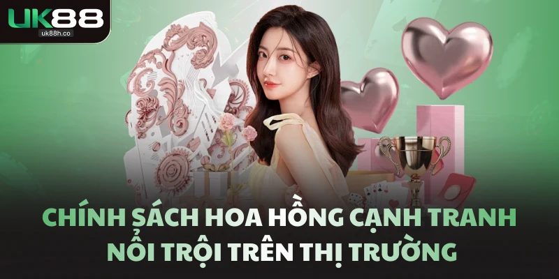 Chính sách hoa hồng cạnh tranh nổi trội trên thị trường