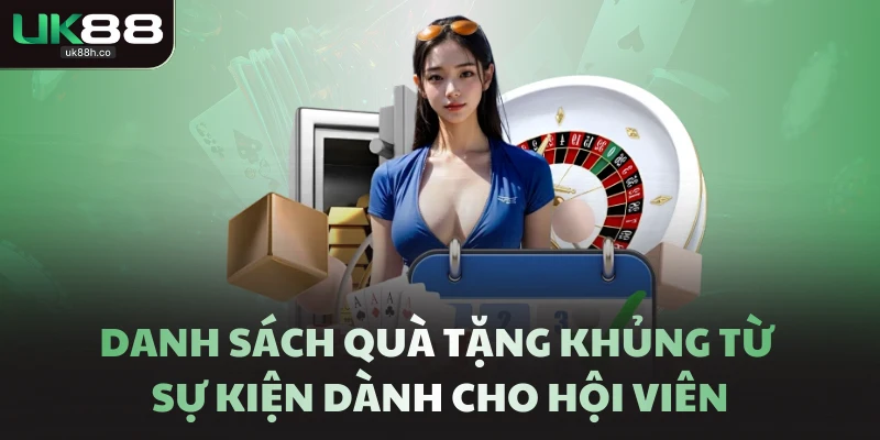 Danh sách quà tặng khủng từ sự kiện dành cho hội viên